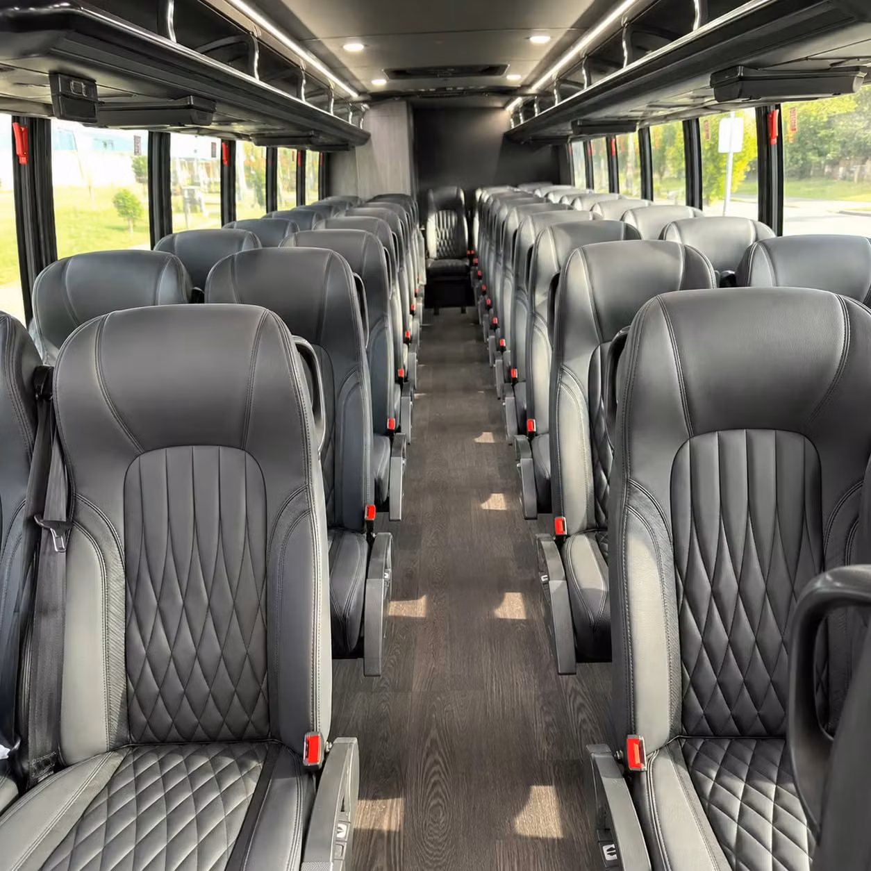30 passenger minibus interior