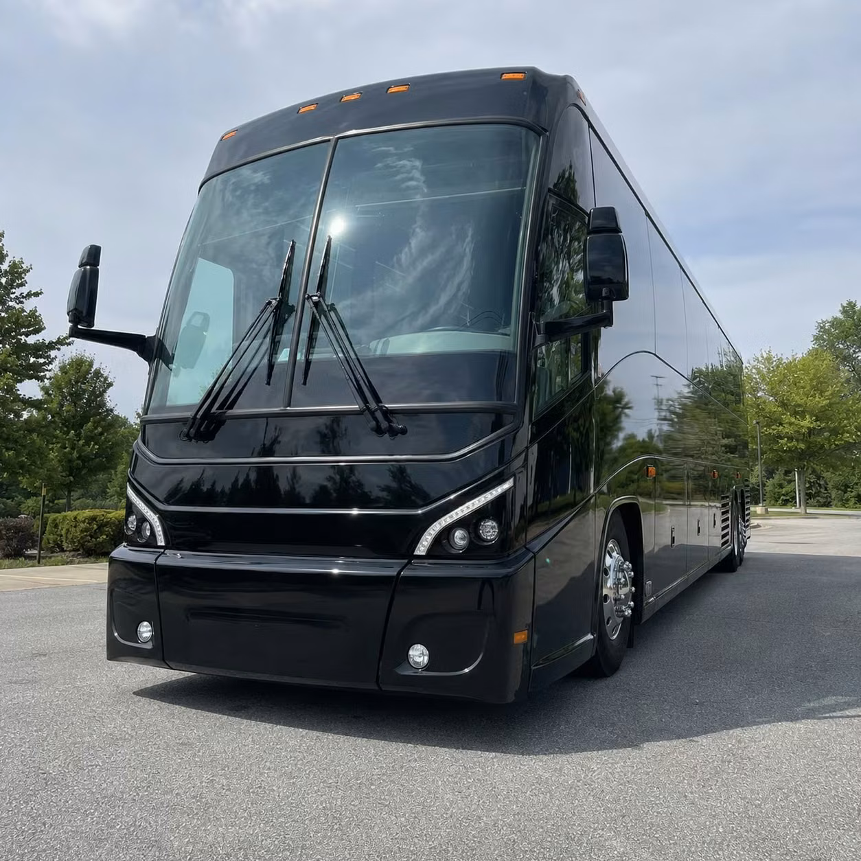 56 passenger charter bus