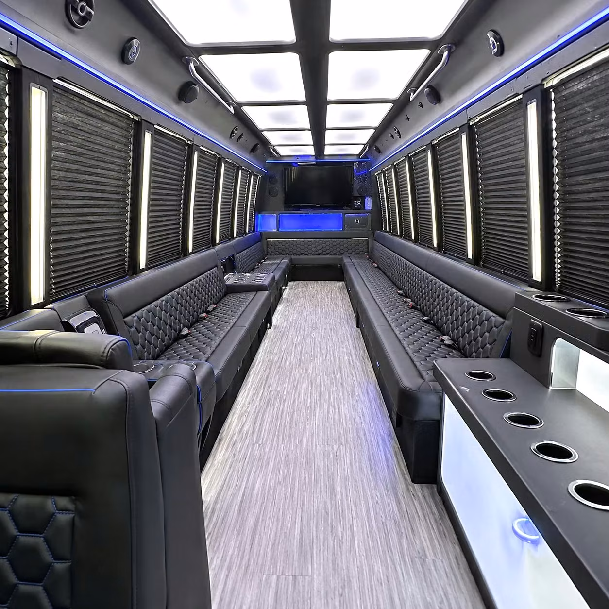 party bus interior
