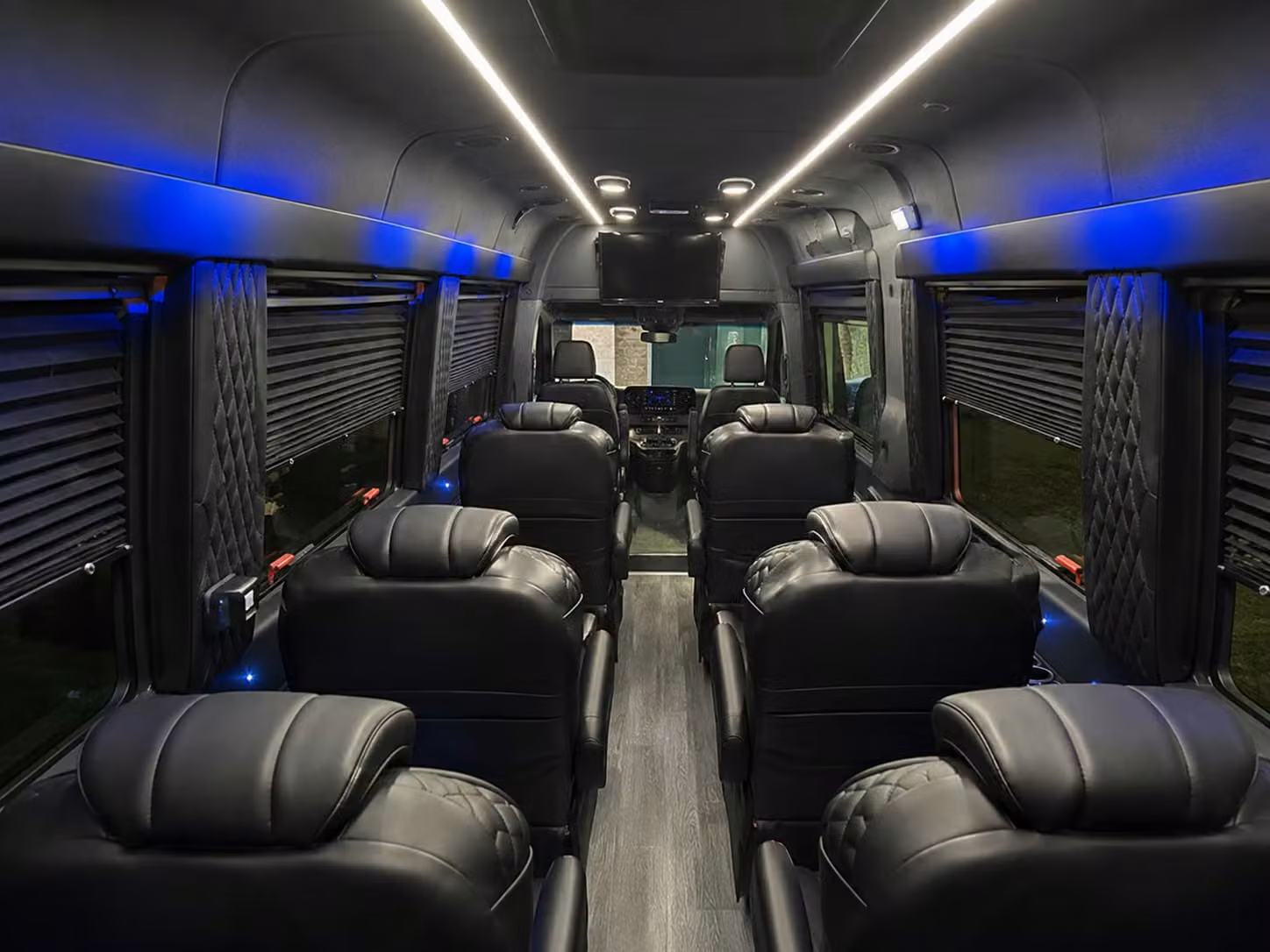 sprinter van with driver interior