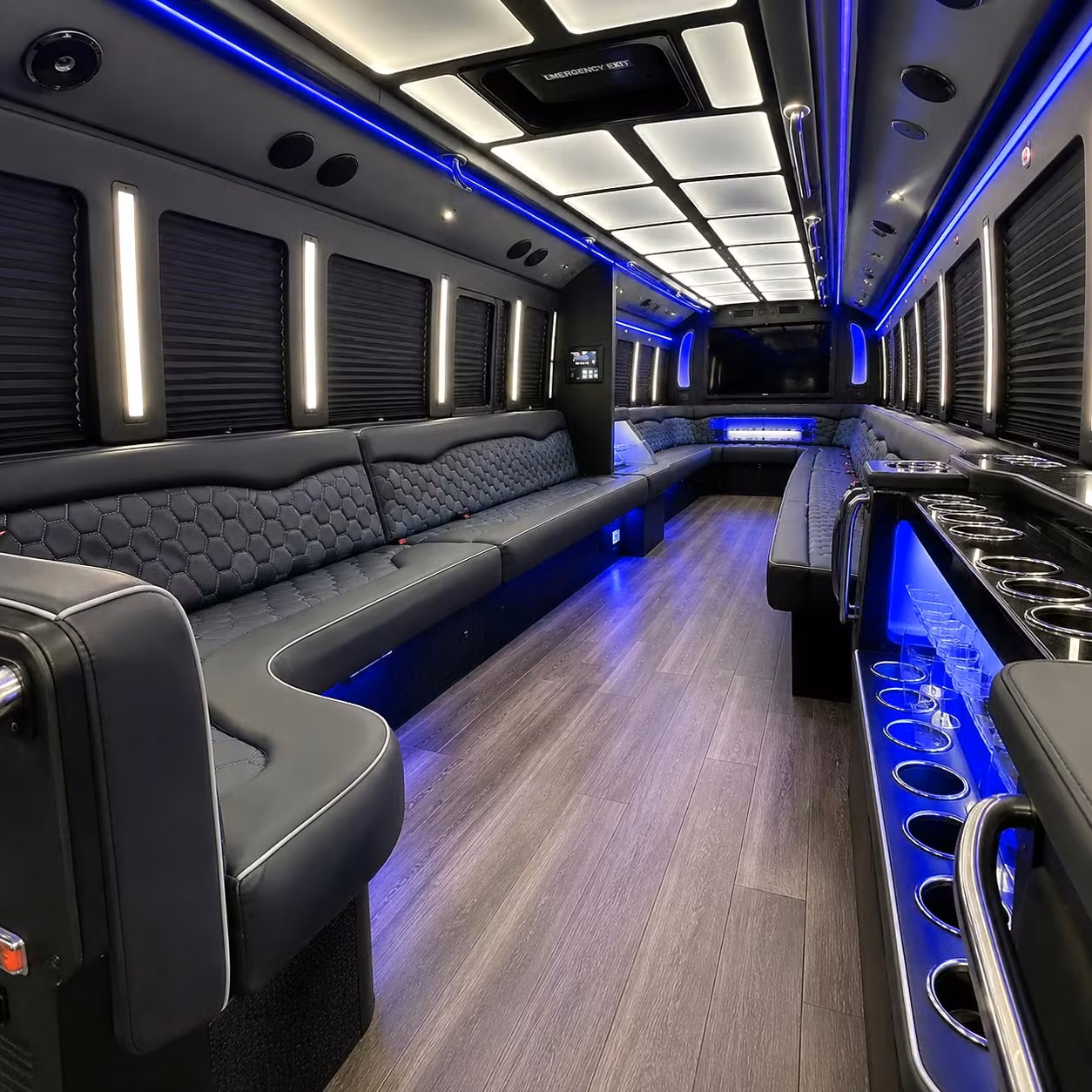 tulsa bachelorette and birthday party bus rentals through the blue dome district